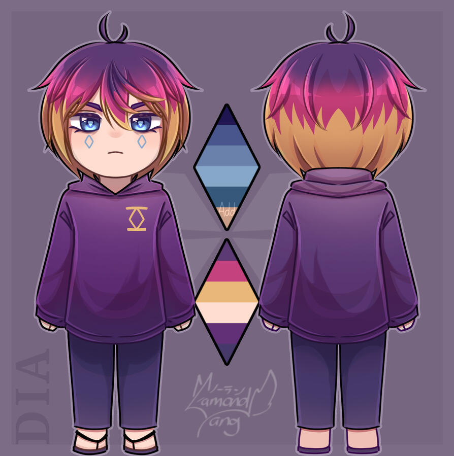 My mascot character sheet